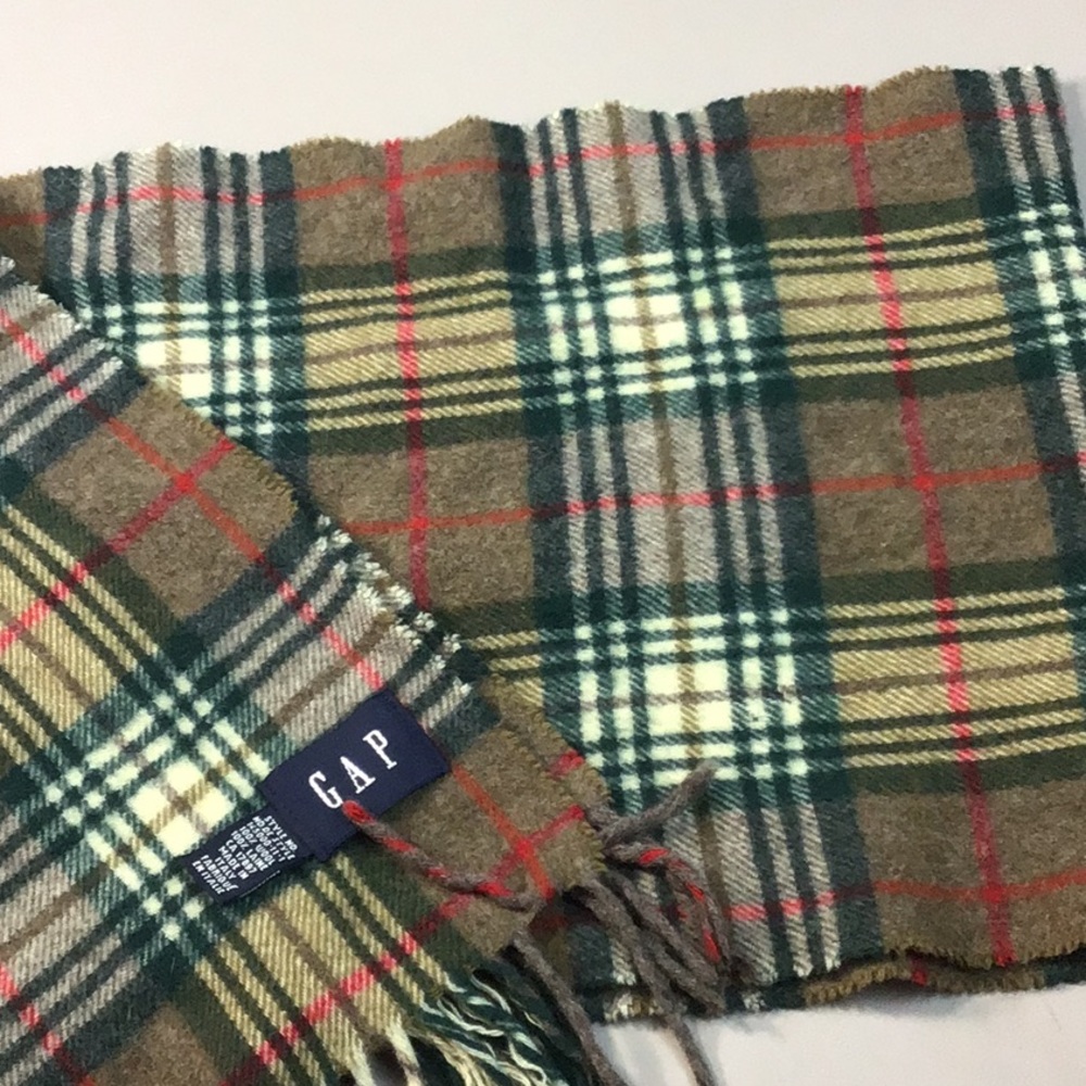 Gap 100% Wool Scarf Made in Italy Unisex